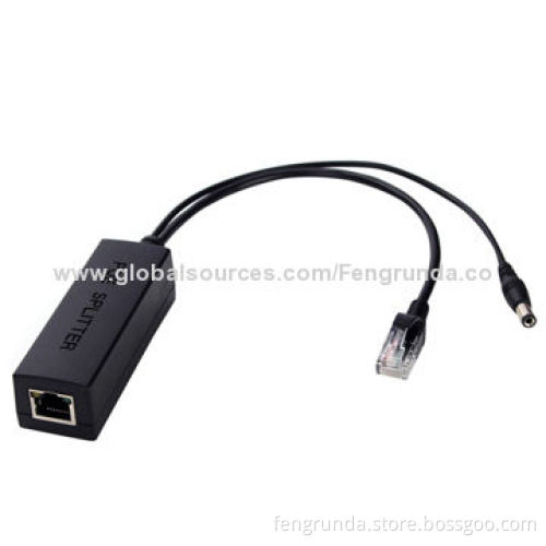 IEEE 802.3af standard 12V DC PoE splitter
